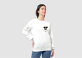Personalisierter bestickter Pullover mit Haustiermotiv auf der Brust