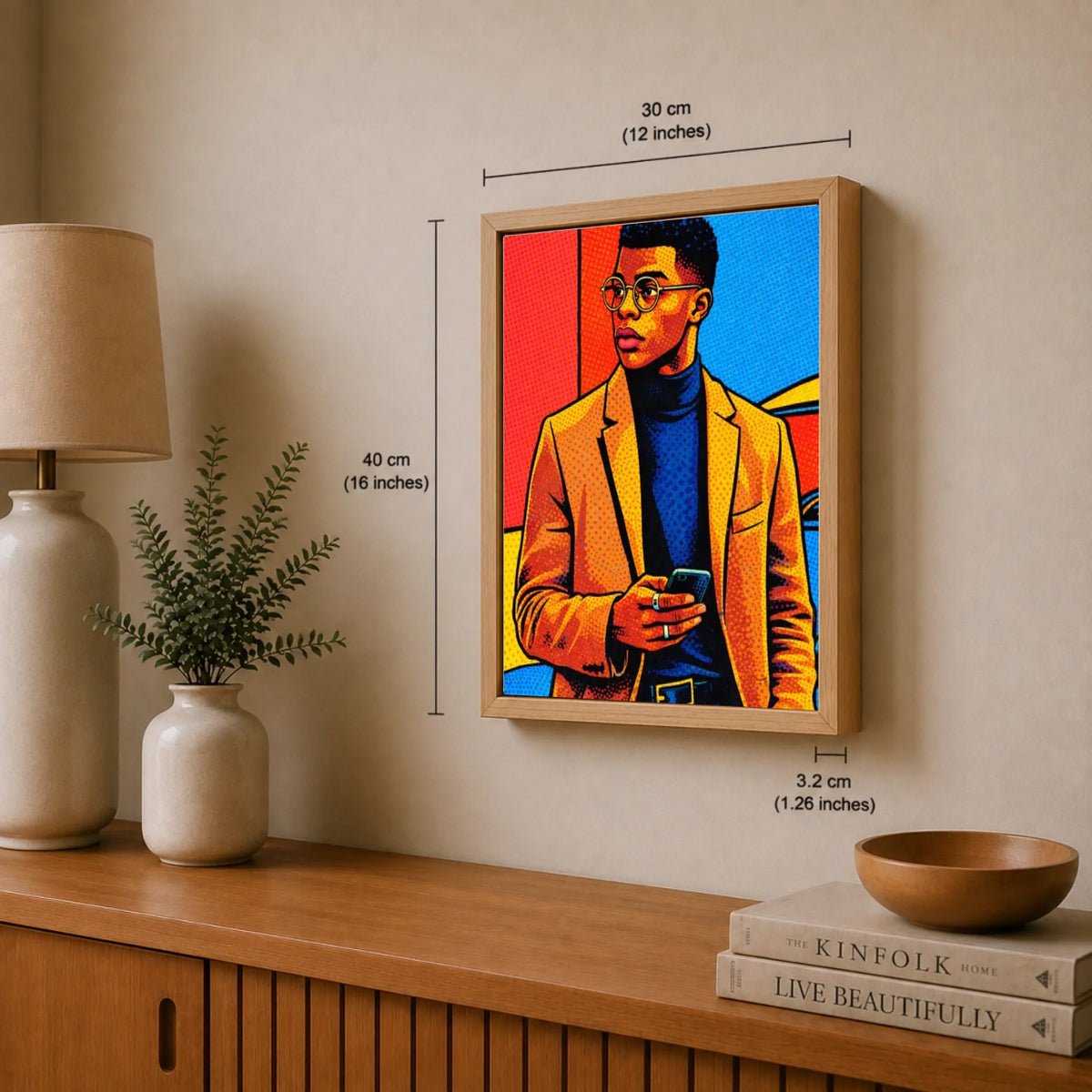 Einzelporträt als Illustration nach Foto, Ansicht 27