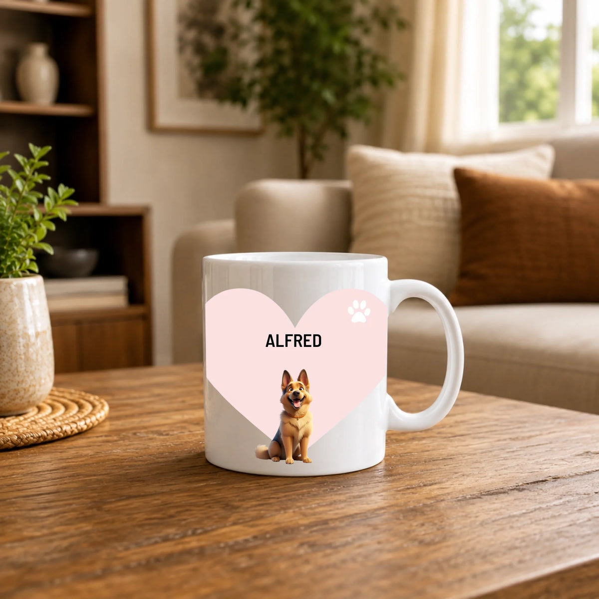 Personalisierte Haustierporträt-Tasse, Ansicht 2