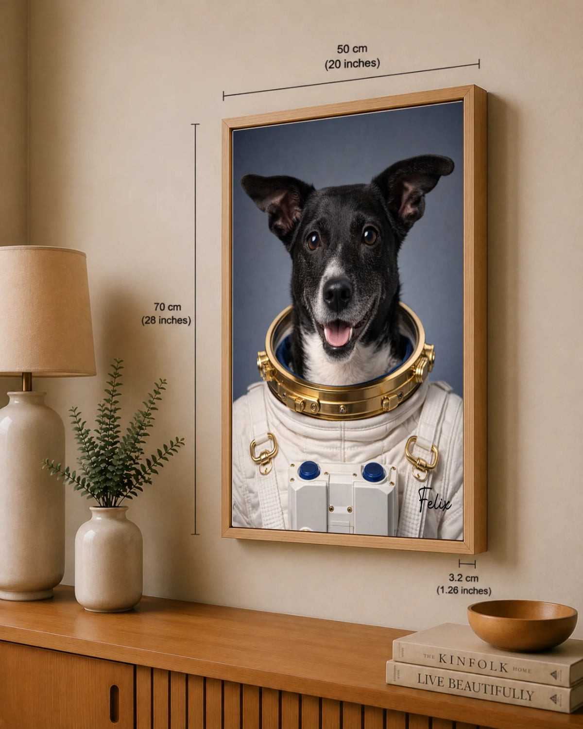 Astronauten-Haustierporträt, Ansicht 29