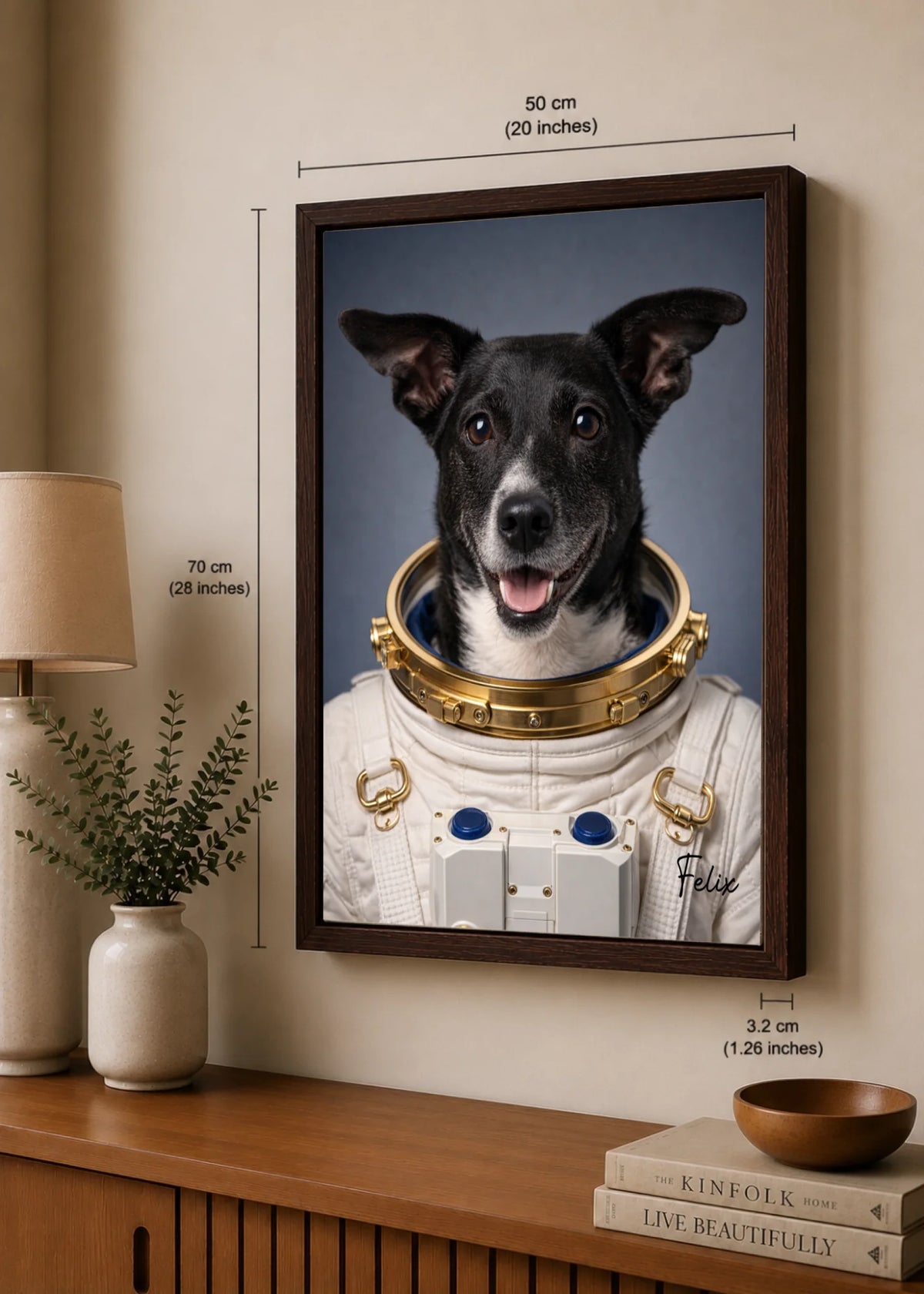 Astronauten-Haustierporträt, Ansicht 34