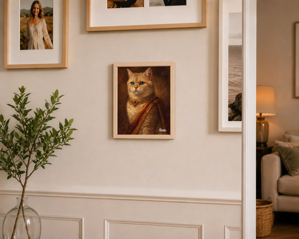 Königliches Katzenporträt, Ansicht 12
