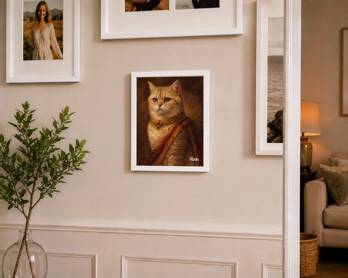 Königliches Katzenporträt, Ansicht 17