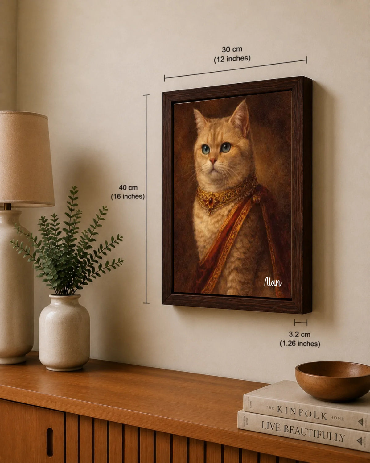 Königliches Katzenporträt, Ansicht 32