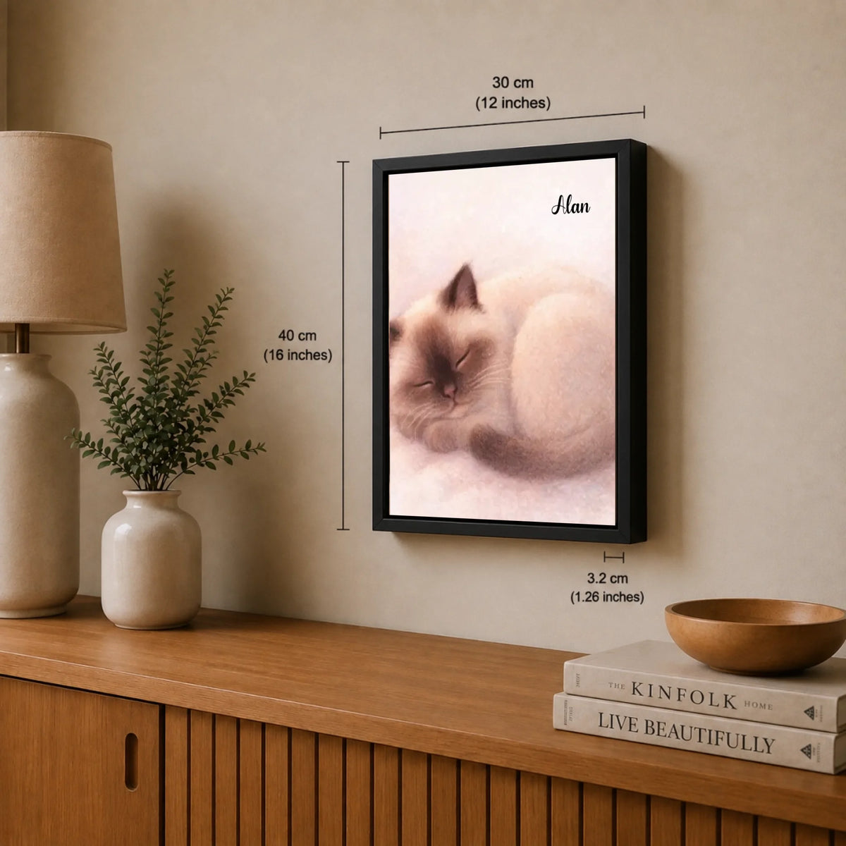 Gemütliche Katzen-Schlafillustration, Ansicht 22