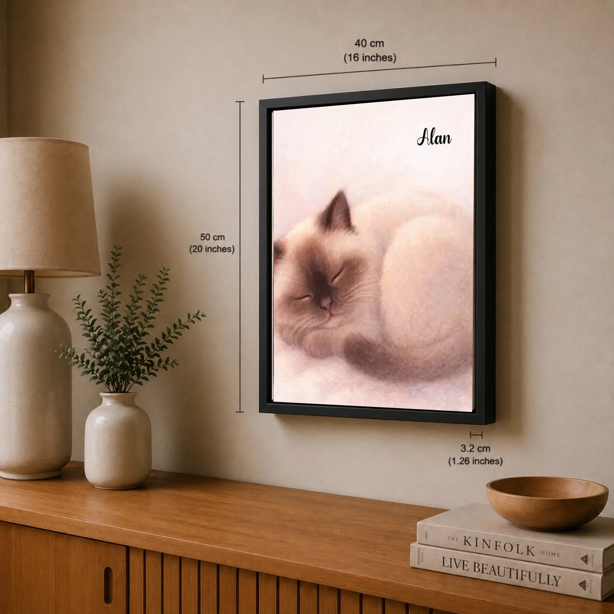 Gemütliche Katzen-Schlafillustration, Ansicht 23
