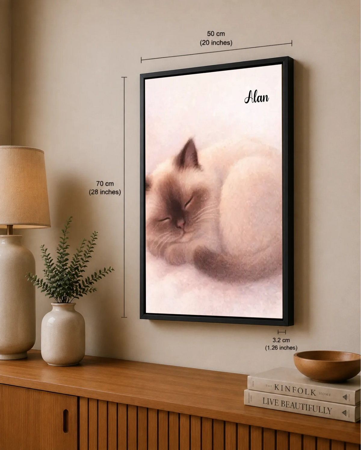 Gemütliche Katzen-Schlafillustration, Ansicht 24