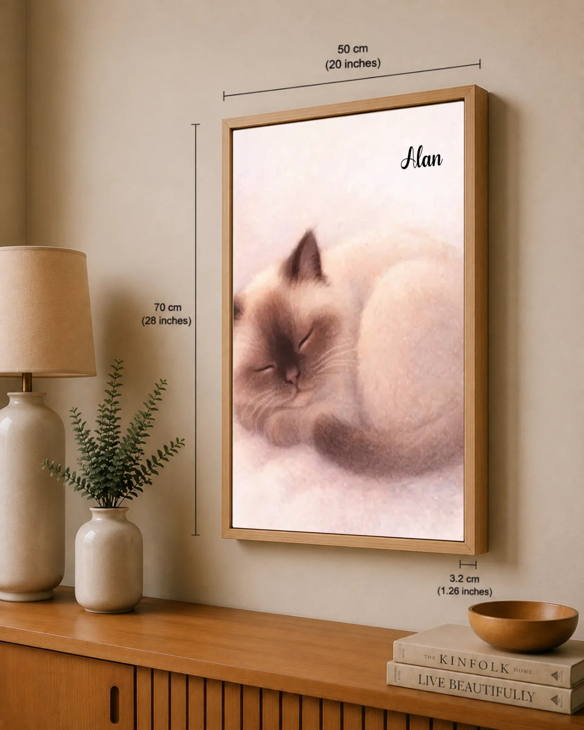 Gemütliche Katzen-Schlafillustration, Ansicht 29