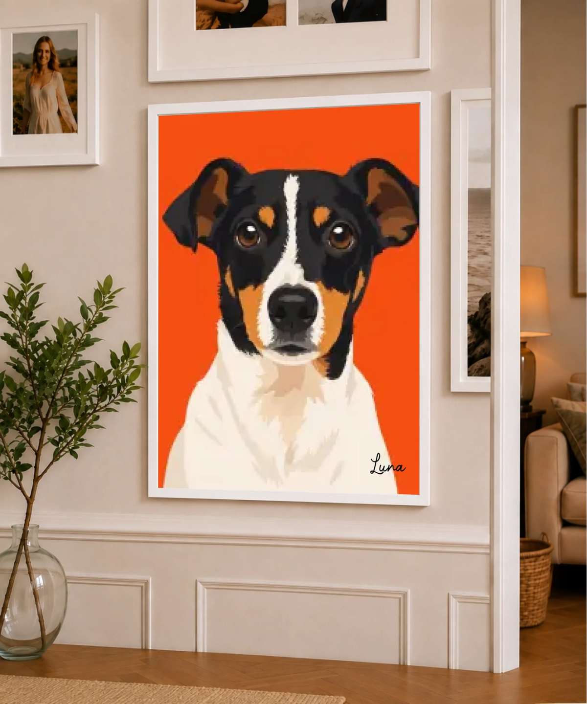 Modernes Pop Art Haustierporträt, Ansicht 20
