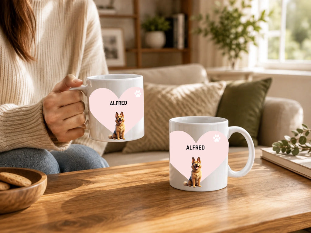 Personalisierte Haustierporträt-Tasse, Ansicht 1